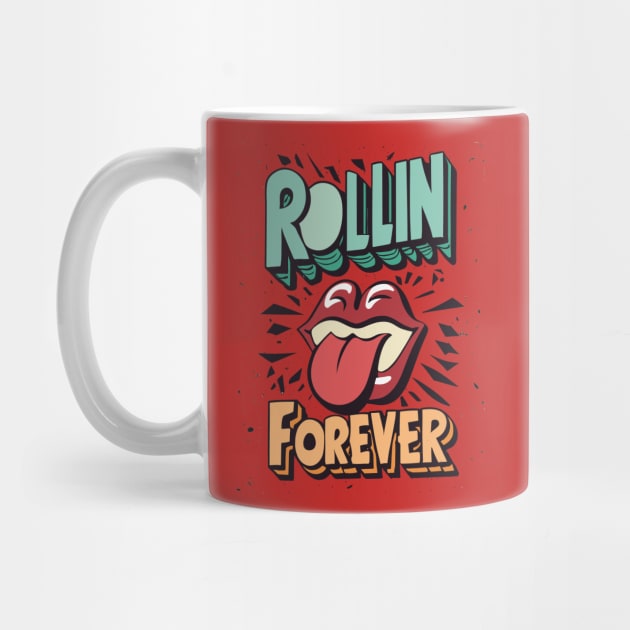 the stones are rolling forever by Kingrocker Clothing